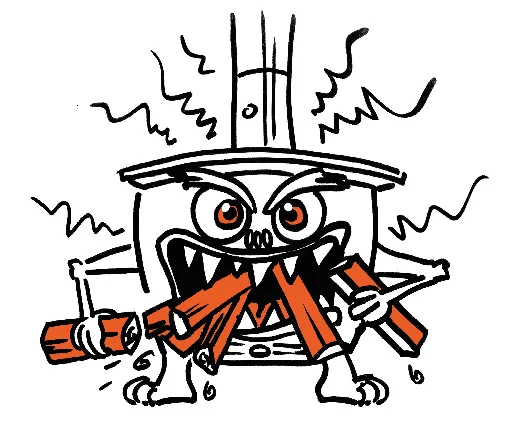 Herve Gehin ACTU Votre vieux poêle ? Un glouton à remplacer