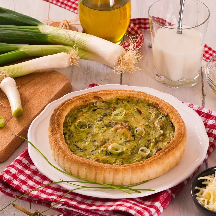 LA TARTE AUX POIREAUX